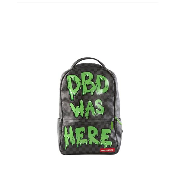 Sprayground Rare DBD Was Here Louis Vuitton Print Backpack - Picture 1 of 2